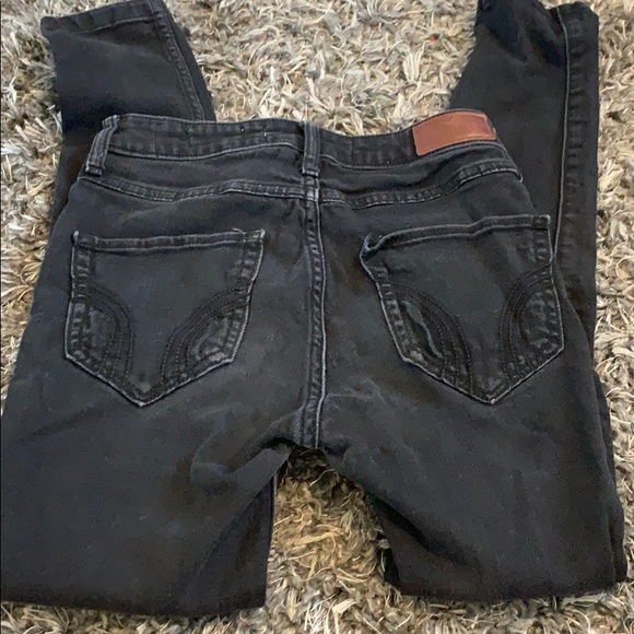 Black Ripped Jeggings - Picture 4 of 4